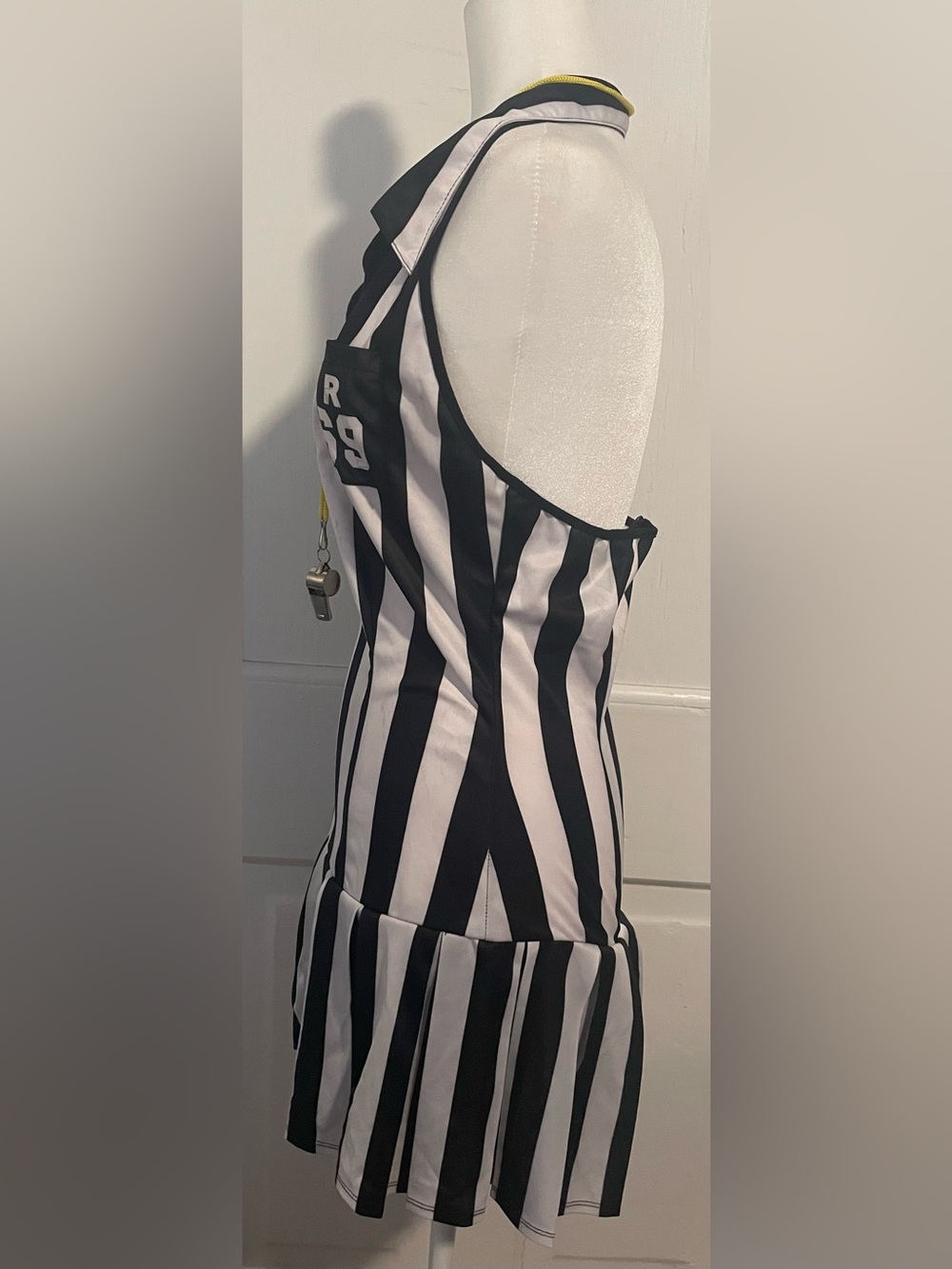 Leg Avenue Black and White Referee Costume Dress - Picture 3 of 4